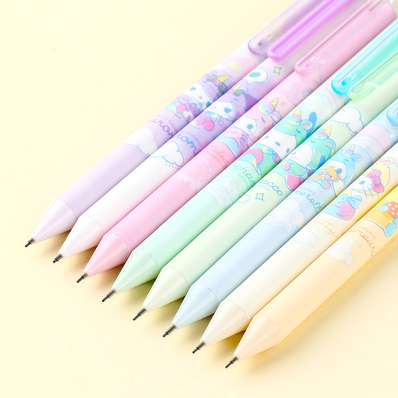 SANRIO-KT82085 MECHANICAL PENCIL COLOR: BLACK INK SPEC: 0.5MM PACKING: 1/8/32 (CIN, HK, KUR, MY, POCH, POM)