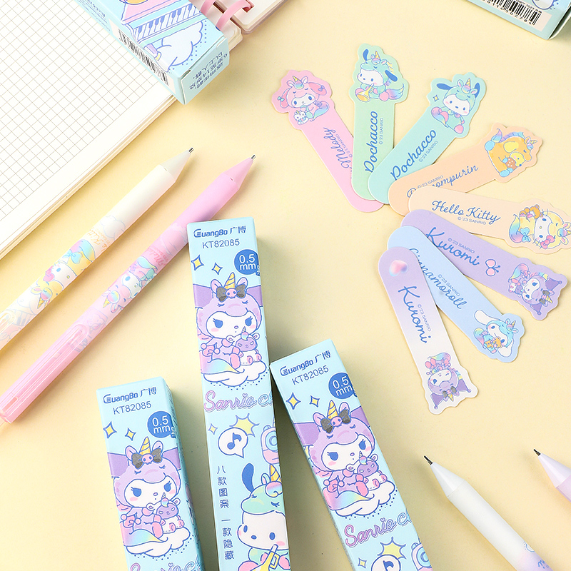 SANRIO-KT82085 MECHANICAL PENCIL COLOR: BLACK INK SPEC: 0.5MM PACKING: 1/8/32 (CIN, HK, KUR, MY, POCH, POM)