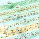 SANRIO-POCHACCO KT86517 SCRAPBOOK ADHESIVE TAPE (WASHI) 6 DESIGNS