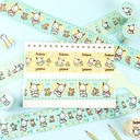 SANRIO-POCHACCO KT86517 SCRAPBOOK ADHESIVE TAPE (WASHI) 6 DESIGNS