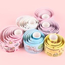 SANRIO KT86559 SCRAPBOOK ADHESIVE TAPE SPECIAL OIL (WASHI) 5 DESIGNS (CIN, HK, KUR, MY, POM)