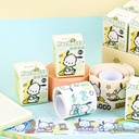 SANRIO-KT86514 POCHACCO SCRAPBOOK ADHESIVE TAPE (WASHI) 6 DESIGNS