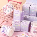 SANRIO-KT86554 SCRAPBOOK ADHESIVE TAPE (WASHI) 6 DESIGNS (KUR, CIN, MY)