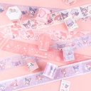 SANRIO-KT86588 SCRAPBOOK ADHESIVE TAPE (WASHI) 6 DESIGNS (KUR, MY)