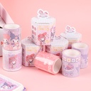 SANRIO-KT86588 SCRAPBOOK ADHESIVE TAPE (WASHI) 6 DESIGNS (KUR, MY)