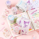 SANRIO-KT86503 SCRAPBOOK STICKER TRANSFER TAPE 4 DESIGNS (KUR, CIN, MY)