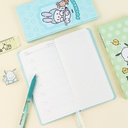 SANRIO- POCHACCO KT81213 WEEKLY PLANNER NOTEBOOK, 96 SHEETS, GRID