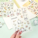 SANRIO-KT86524 POCHACCO PET STICKER2 PHOTO DESIGNS 2 SHEETS/OPP BAG