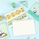 SANRIO-POCHACCO KT81232 STICKER COLLECTION RELEASE NOTEBOOK, 40 SHEETS, A5, 4 DESIGNS