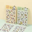 POCHACCO PET STICKER, 2 SHEETS/OPP BAG