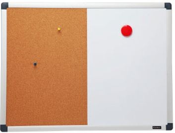 COMIX COMBO CORK/MAGNETIC DRY ERASE BOARD, 18&quot;X24&quot;