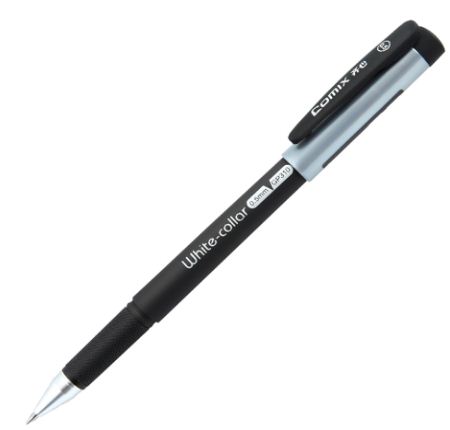 COMIX BUSINESS GEL-INK PEN, 0.5MM, BLACK