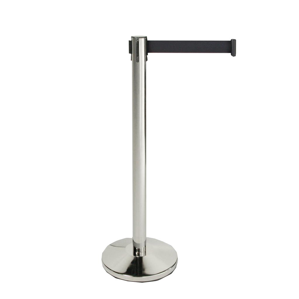 STANCHION Post (Chrome) with retractable Belt