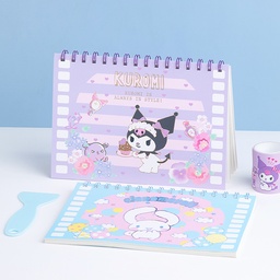 [KT81154] STICKER COLLECTION RELEASE PAPER NOTEBOOK,40'S,A5