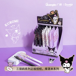 [KT86383] KUROMI RETRACTABLE GEL PEN 0.5MM,BLACK