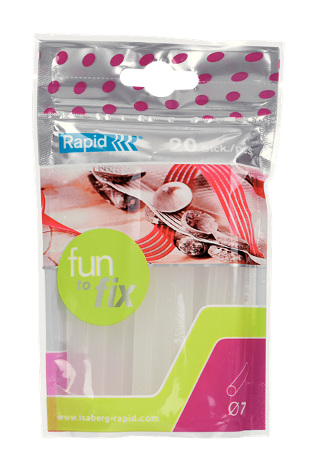 RAPID FUN TO FIX GLUE STICKS 7*100MM, 80 GRAMS PACK