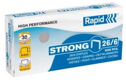 [24862000] RAPID 26/6 STRONG STAPLES, 5000 PCS/BOX