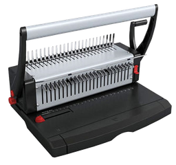 [B2919U] COMIX HEAVY DUTY COMB BINDING MACHINE 24 HOLE PUNCH WITH U HANDLE DESIGN, 450 SHEETS BINDING CAP., LONG SIZE